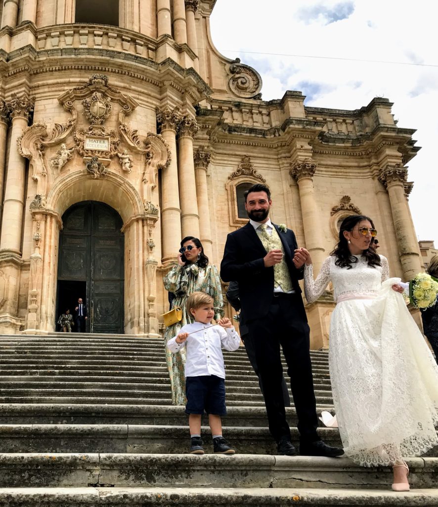 Wedding duomo di San Giorgio Modica