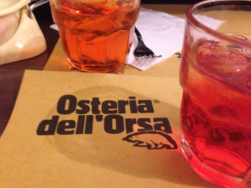 Aperol and Campari drink