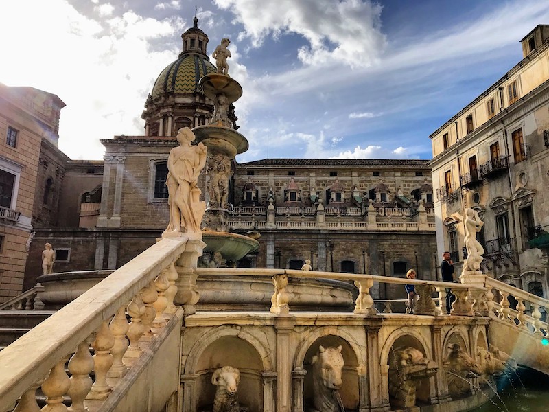 Fontana Pretoria in Palermo