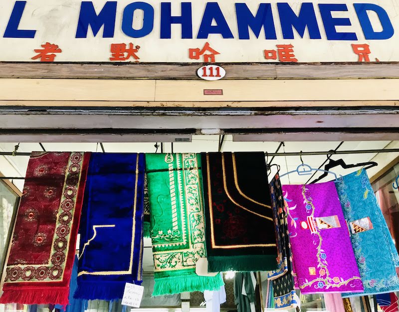 Colourful scarfs in Penang