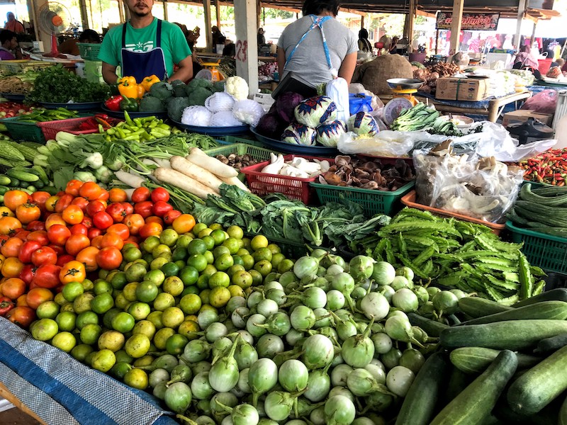 Veggies at the market