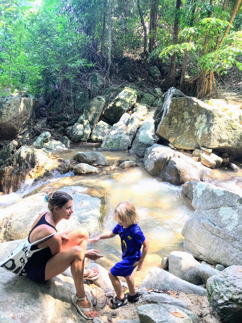 Waterfall in Koh Samui