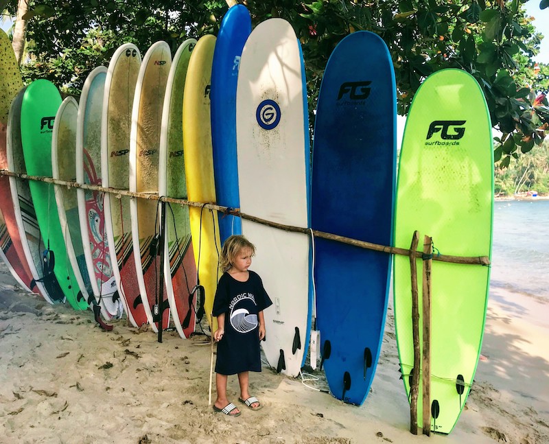 Surfboards rental Hiriketiya beach Sri Lanka