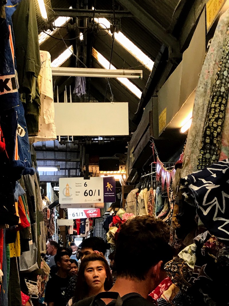 Chatuchak market in Bangkok