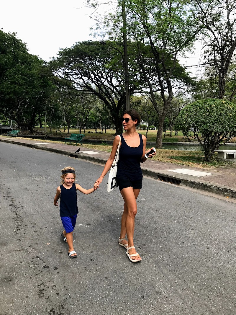 Walking Lumphini Park Bangkok