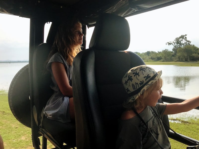 Jeep in Udawalawe Park