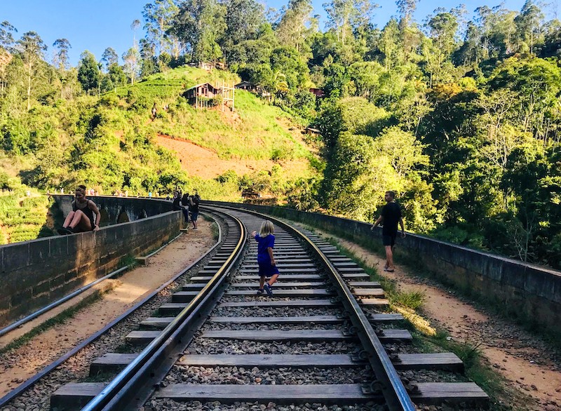 Train tracks on Nine Arch Brigde Ella