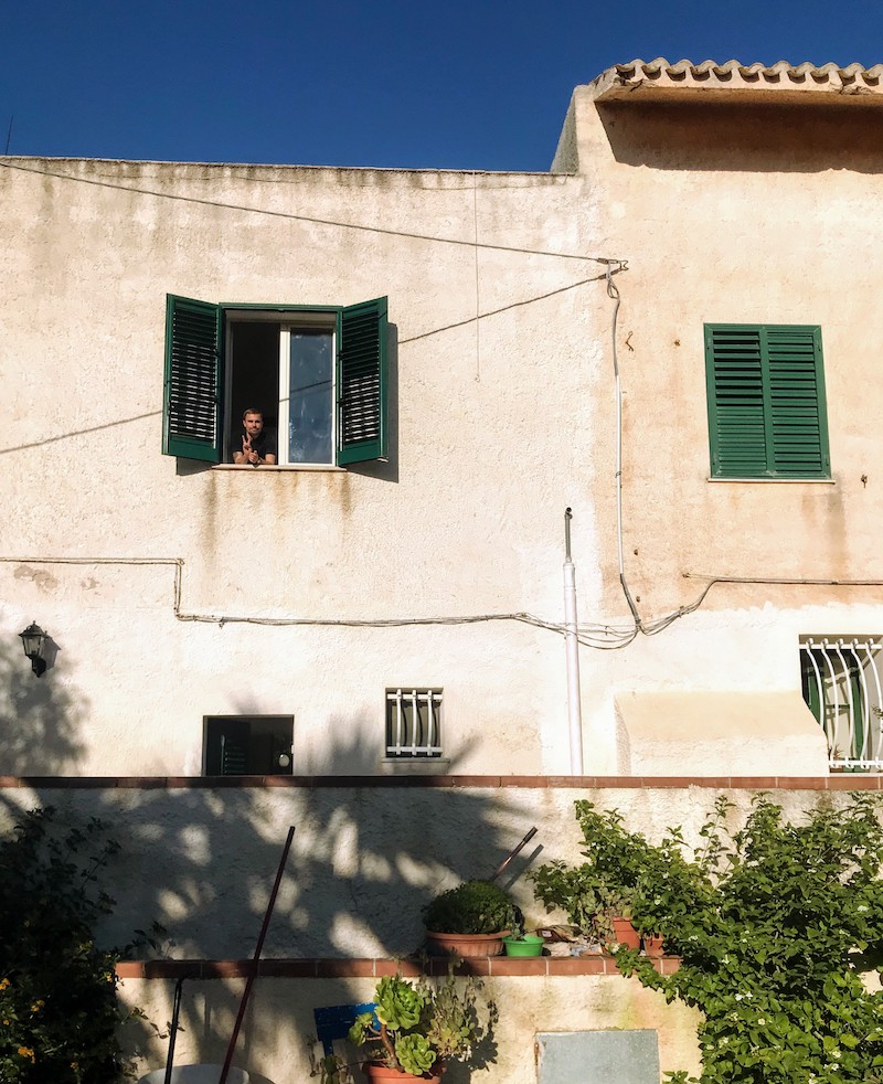 Looking out of the window Marsala